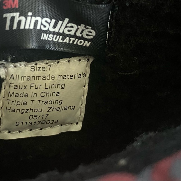 3M Thinsulate Insulation Winter Snow Boots size 7 - Picture 3 of 3